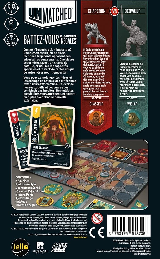 Unmatched : Chaperon Rouge vs Beowulf