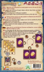 Kameloot board game rules and components instruction card