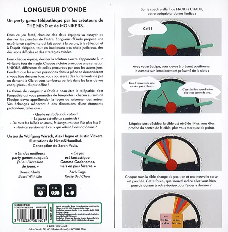 Page descriptive du jeu Longueur d’Onde