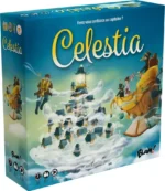 Boîte jeu de société Celestia avec île flottante nuages