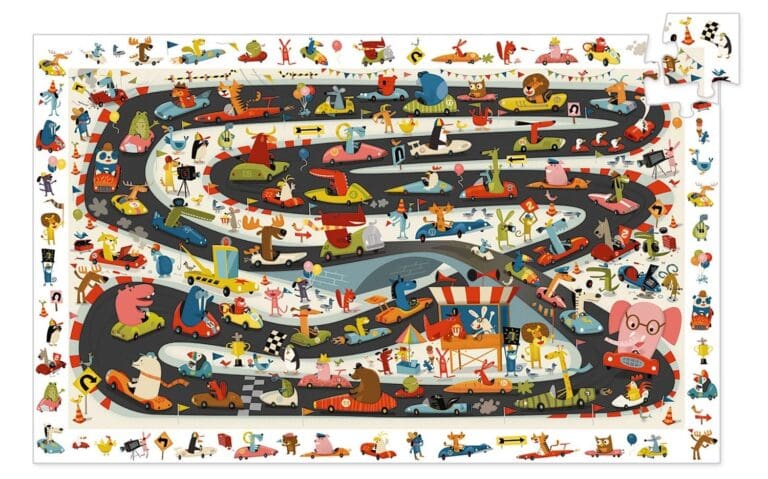 Puzzle observation - Rallye Auto 54 pcs