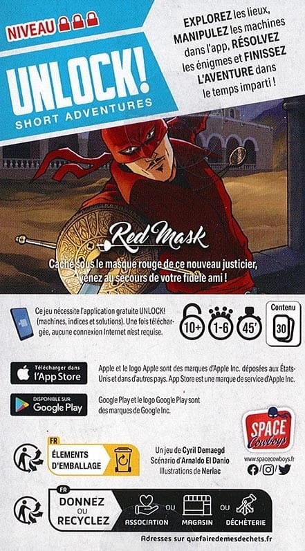 Unlock! Short : Red Mask
