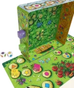 Jeu éducatif enfant boîte verte fleurs fruits légumes