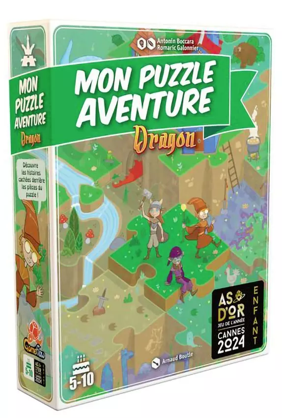 mon puzzle aventure dragon Jeu de puzzle aventure Dragon pour enfants 5-10 ans