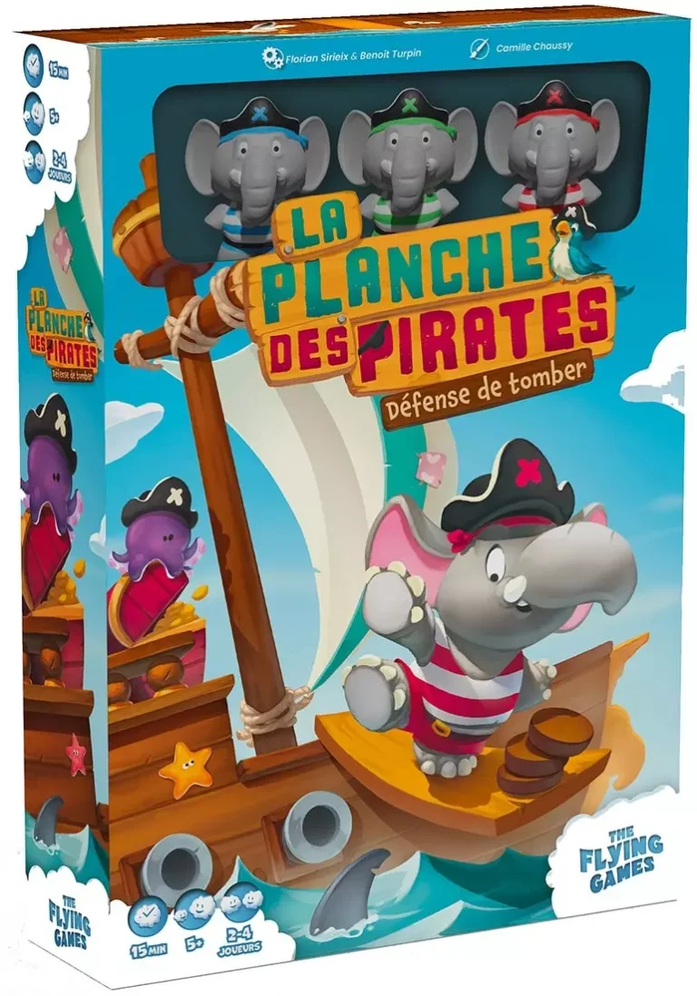 la planche des pirates 1 Jeu La Planche des Pirates avec éléphants figurines