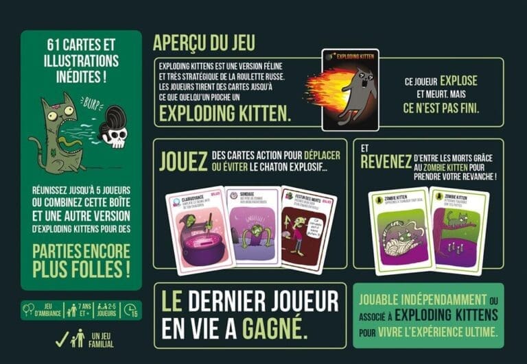 Exploding Kittens : Zombie Kittens