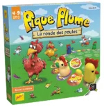 Jeu Pique Plume enfants 4-9 ans poules colorées