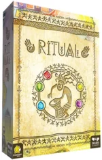 Boîte jeu de société Ritual avec design tribal ethnique