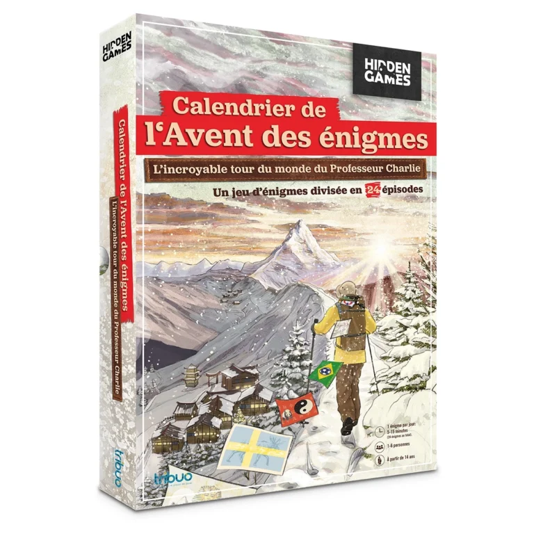 Calendrier de l'Avent des énigmes Hidden Games boîte jeu