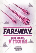 Affiche Faraway - trois météores roses tombant du ciel