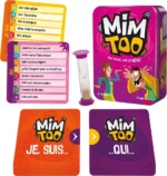 Jeu de société MIM'TOO avec cartes et sablier colorés