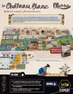 Jeu de société Le Château Blanc Matcha avec plateau et composants