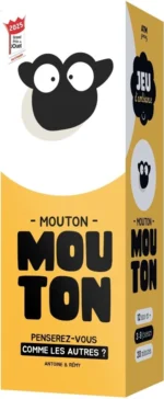 Jeu Mouton Mouton avec personnage noir aux grands yeux