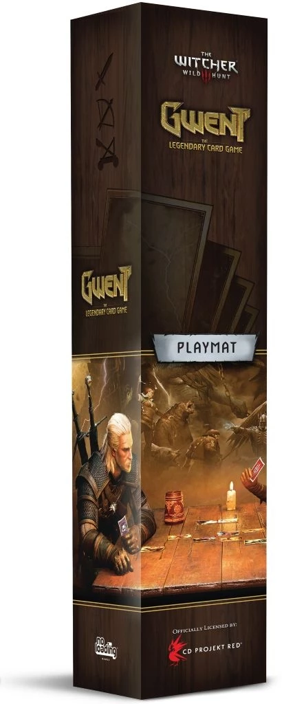 Boîte Gwent Witcher jeu de cartes légendaire playmat