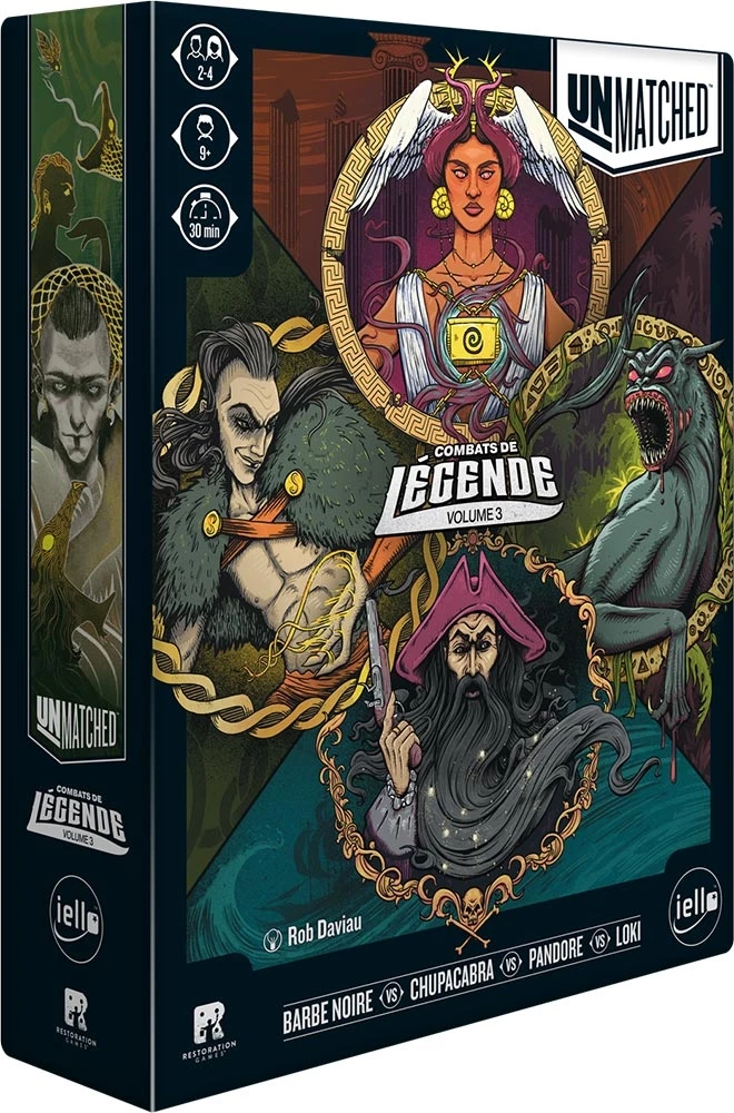 FFNFC0AW154.webp Boîte jeu Combats de Légende Volume 3 personnages mythologiques