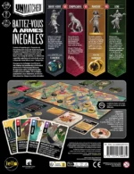 Unmatched jeu de cartes tactiques avec figurines et plateau de bataille