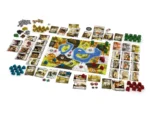 Jeu de société Altaï avec plateau, cartes et pions colorés