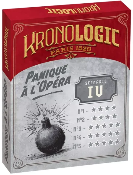 Boîte de jeu Kronologic Paris 1920 Panique à l'Opéra