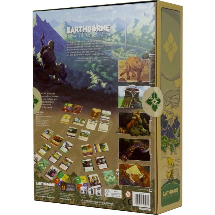 Boîte de jeu de société Earthborne Rangers fantasy