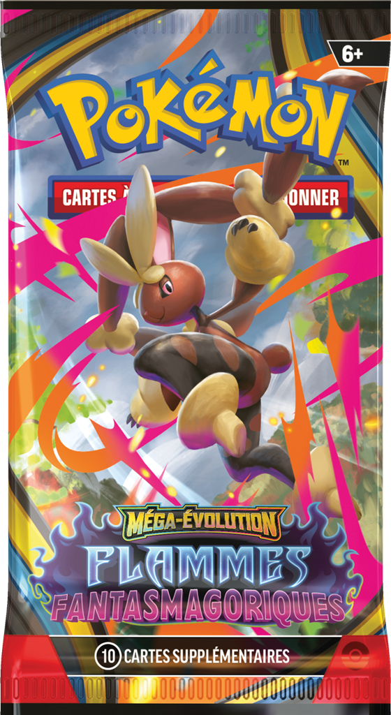 Pokémon Mega-Evolution Flammes Fantasmagoriques booster cartes