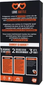 Boîte du jeu de couple Love Battle.
