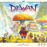 Couverture colorée du jeu de société Dewan
