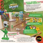 Jeu de figurines Petits Soldats sur table.