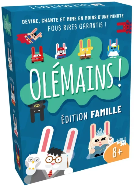 Boîte de jeu Olémains édition famille pour enfants 8+