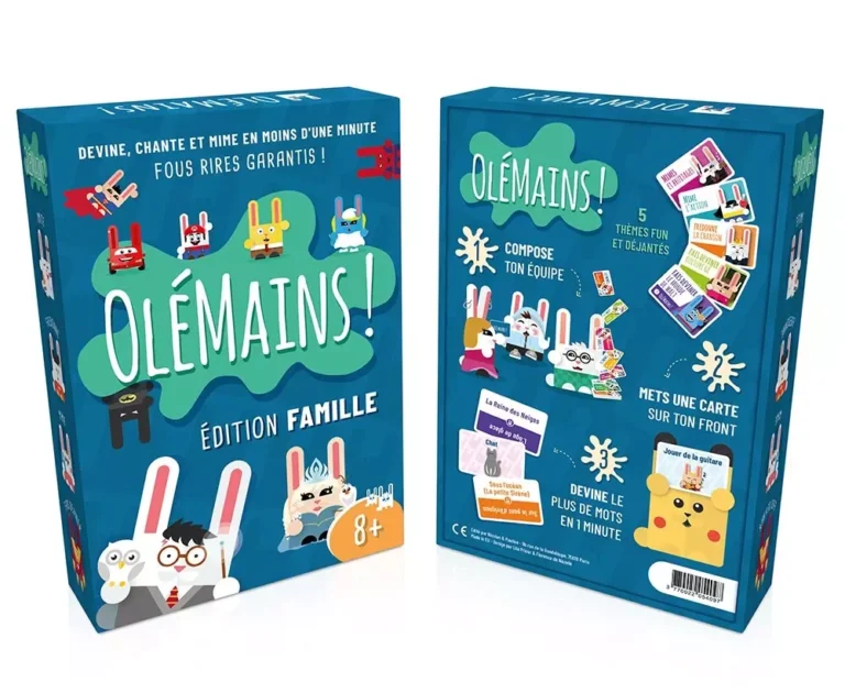 Boîte de jeu Olémains édition famille pour enfants