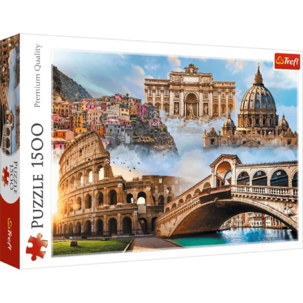 Puzzle 1500 pièces monuments italiens Trefl Rome