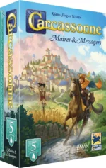 Boîte jeu Carcassonne Maires et Messagers château médiéval