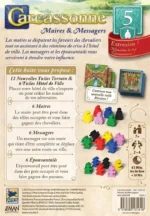 Extension Carcassonne jeu société maires messagers