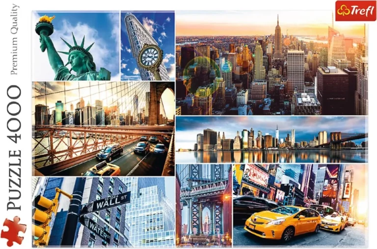 Puzzle 4000 pièces New York iconic monuments et paysages urbains