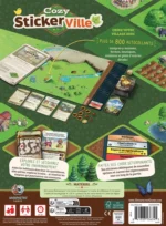 Cozy Stickerville jeu de société village construction stickers