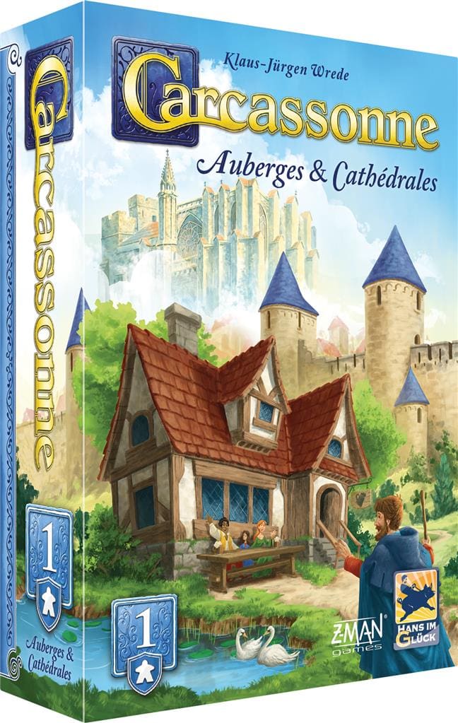 ffnfc0aw886.jpg Boîte jeu Carcassonne Auberges Cathédrales château médiéval