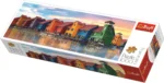 Puzzle Trefl 1000 pièces maisons colorées reflet eau