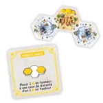 Jeu de société Déesses Bâties avec tuiles hexagonales