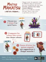 Règles jeu Maître Makatsu art esquive ninjas