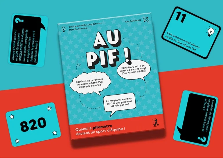 Jeu éducatif Au Pif avec cartes questions et réponses