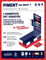 Jeu de société Piment qui ment avec règles du jeu