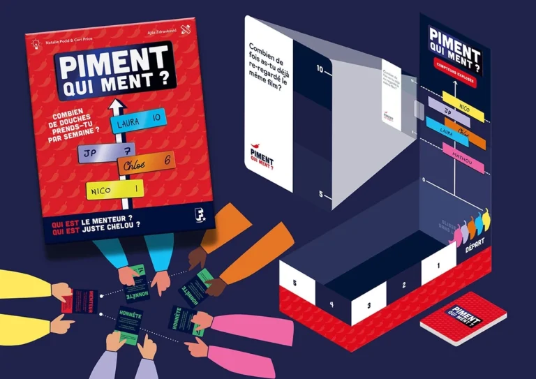 Jeu de société Piment qui ment avec classement joueurs