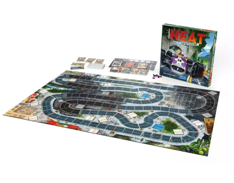 Jeu de société Heat Tunnel Vision avec plateau et accessoires