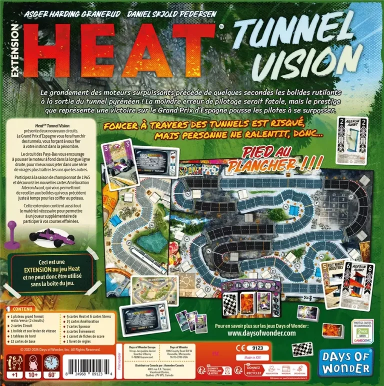 Boîte jeu Heat Tunnel Vision extension Days of Wonder