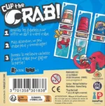 Cup the Crab jeu de cartes avec gobelets et crabes colorés