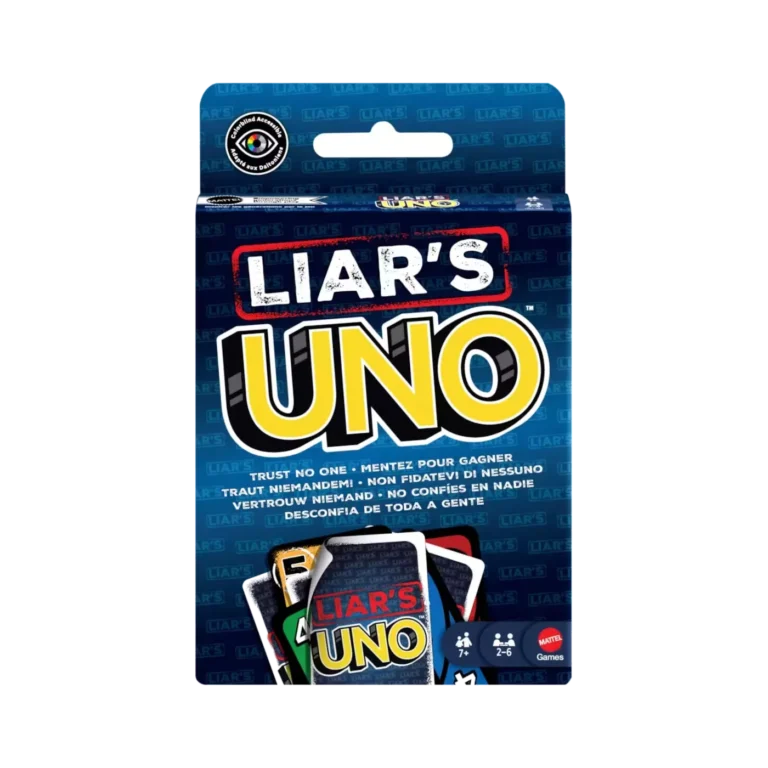 Boîte jeu Liar's UNO Mattel édition mensonges
