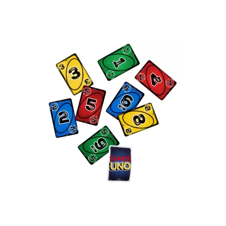 Cartes de jeu UNO colorées avec boîte de jeu