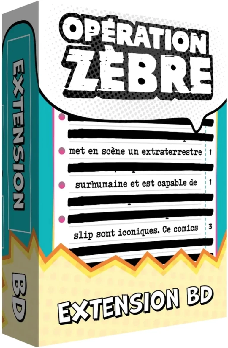 ffnfc0aw1140.webp Boîte du jeu Opération Zèbre Extension BD