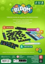 Jeu de société Bloom et ses composants
