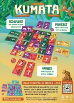 Jeu de société Kumata avec dominos colorés