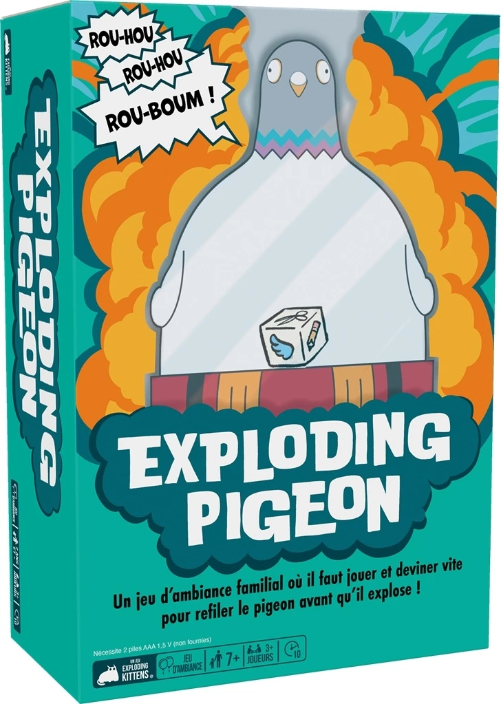 ffnfc0aw1224.webp Boîte du jeu Exploding Pigeon avec pigeon cartoon
